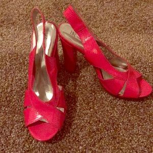 Hot pink INC heels